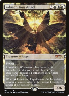 Admonition Angel Secret Lair Drop - Zendikar Rising Frame